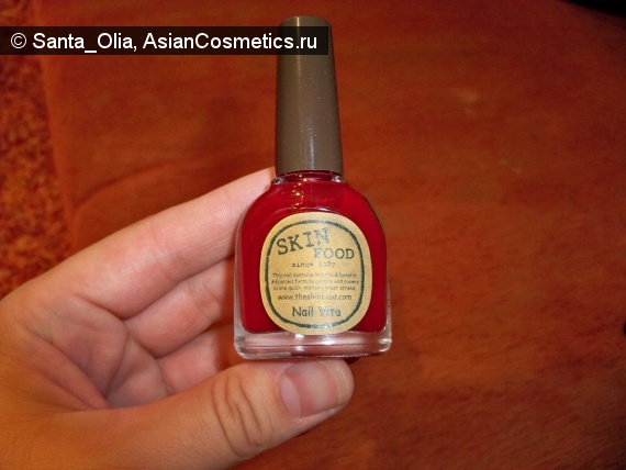 Отзывы об азиатской косметике: Лак для ногтей от SkinFood
