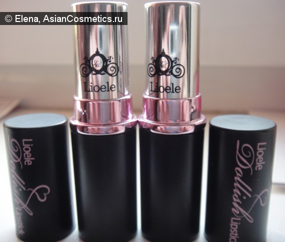Отзывы: Помады Lioele Dollish Lipstick №6 (G Nude Pink) и №8 (Maple Brown)