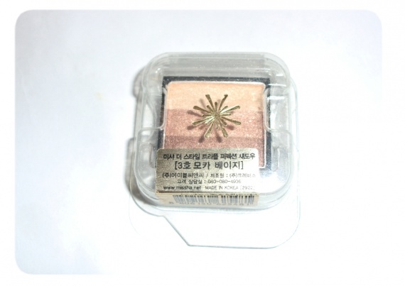 Отзывы об азиатской косметике: Missha The Style Triple Perfection Shadow