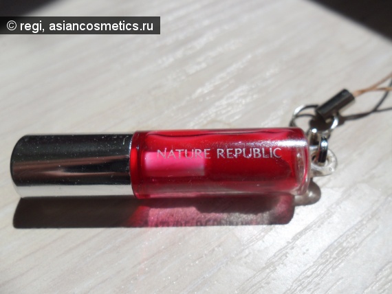 Отзывы об азиатской косметике: Средство для губ Nature Republic Stain Girl's Tint #2 girl's pink mini