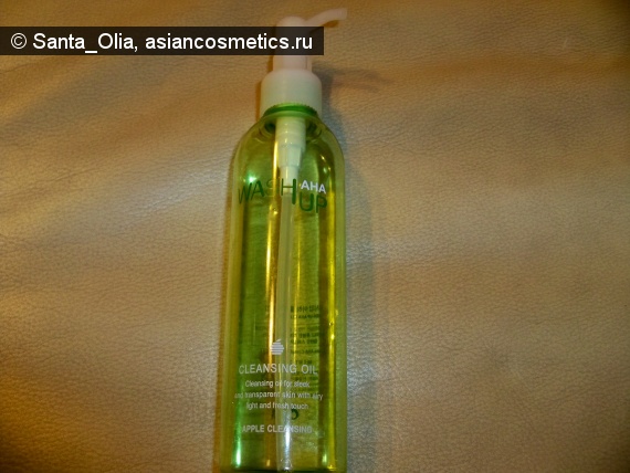 Отзывы об азиатской косметике: Очищающее масло Wash-Up Aha Cleansing Oil от Vov