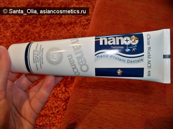 Отзывы об азиатской косметике: Зубная паста и ионами серебра Hanil Protein Dentale от Clean World Ace