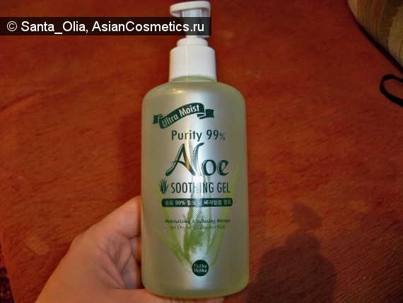 Отзывы об азиатской косметике: Еще один гель с алоэ. На этот раз Aloe Soothing Gel 99% от Holika Holika