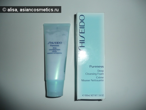 Отзывы об азиатской косметике: Пенка для глубокого очищения кожи от Shiseido