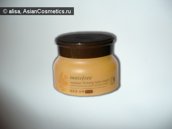 Отзывы об азиатской косметике: Крем для шеи Innisfree Soybean Firming Neck Cream