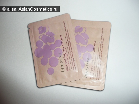 Отзывы об азиатской косметике: Пилинг-скатка Innisfree Wine Peeling Jelly Softener