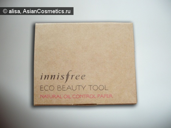 Отзывы об азиатской косметике: Матирующие салфетки Innisfree Eco Beauty Natural Oil Control Blotting Paper