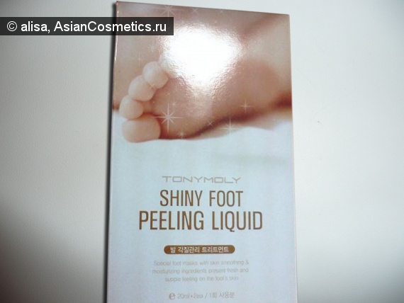 Отзывы: Пилинг для ног Tony Moly Shiny Foot Peeling Liquid