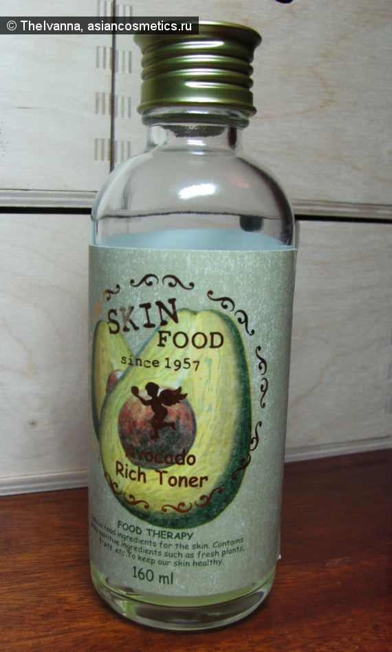 Отзывы об азиатской косметике: Avocado Rich Toner от SKIN FOOD
