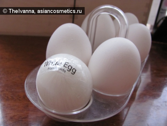 Отзывы об азиатской косметике: Holika Holika Egg soap – белое мыло ручной работы