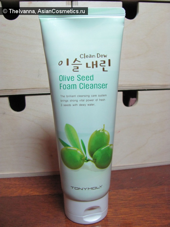 Отзывы об азиатской косметике: Моя новая пенка для умывания Clean Dew Olive Seed Foam Cleanser от Tony Moly
