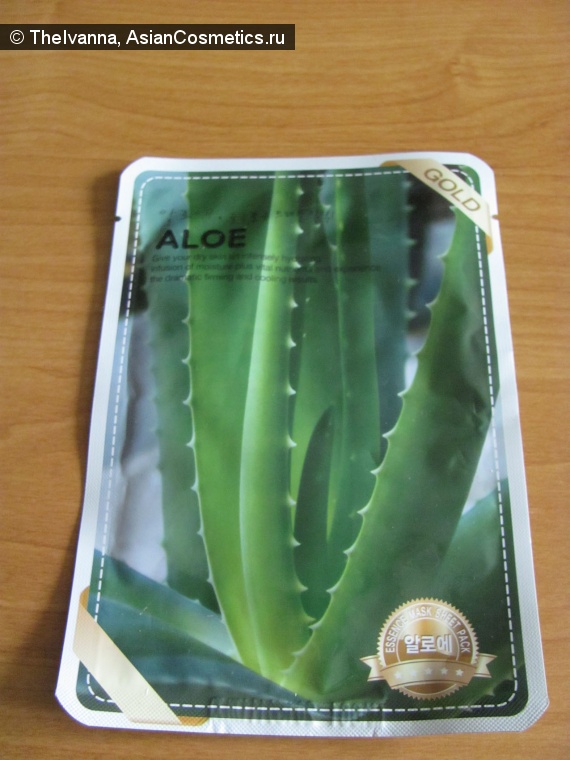 Отзывы об азиатской косметике: Pure Label Aloe – освежающая тканевая маска с алое