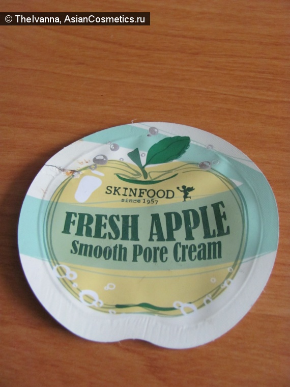 Отзывы об азиатской косметике: SKINFOOD fresh apple smooth pore cream review – отличное средство для сужения пор