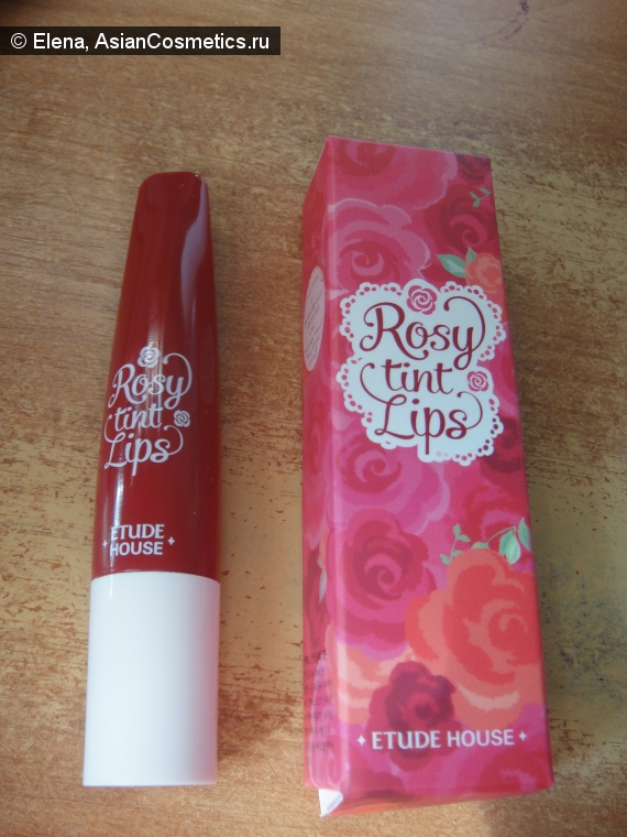 Отзывы: Тинт для губ Rosy tint lips от Etude House в оттенке №8 After Blossom
